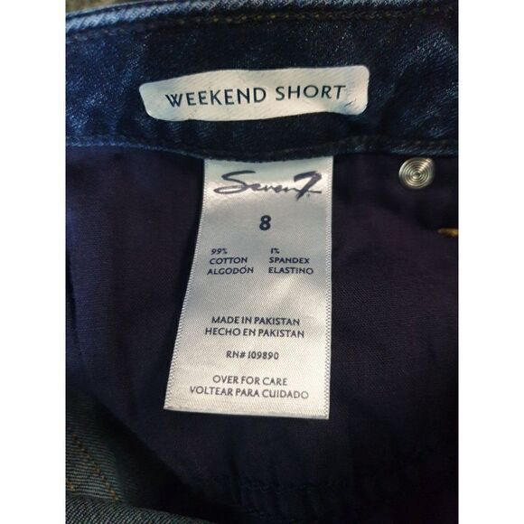 Seven7 Women's Jean Shorts 8 Weekend Denim Shorts Relaxed Size 8 NWOT - Picture 6 of 8